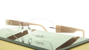 Gafas Silhouette 44483 40 6052 plástico titanio beige hechas en Austria 51-17-130 - Imagen 1 de 9