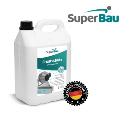 SuperBau Frostschutz Plastifizierer FM BV für Beton Verflüssiger Zusatzmittel 5L