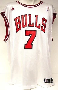 NEW Mens Adidas Ben Gordon #7 Chicago Bulls White Replica Jersey Vintage 7994A - Picture 1 of 2