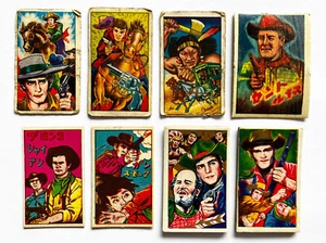 Western Movie "Menko" 1950 ~ 60's Japan Vintage Cards lot 8 - SOUTH OF ST. LOUIS - Picture 1 of 19