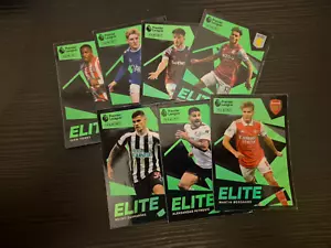 Panini 2023 ELITE GREEN BUNDLE - Premier League Sticker Album - 7 Stickers - Picture 1 of 1