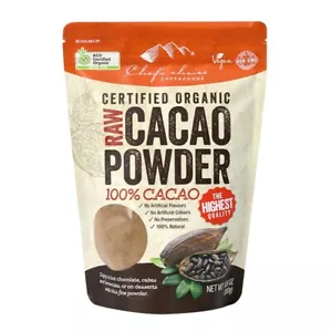 1 x 300g Organic Raw Cacao Powder 100% Cacao-Superfood-Bulk Savings-Free Postage - Picture 1 of 1