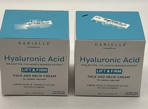 2- Danielle Creations Hyaluronsäure Gesicht Hals Creme Lift & Firm Neu - Bild 1 von 7