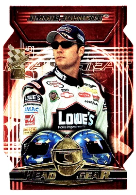2003 - Press Pass VIP NASCAR DC Head Gear Card  Trading Card - Jimmie Johnson - Image 1 of 2