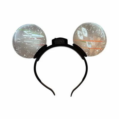 Diadema de Mickey Ears Luchador Estrella de la Muerte Iluminada Parques Disney FUNCIONA Foto 1 de 2