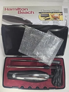 Hamilton Beach Chrome Classic  Electric Knife with Case 74275R  - Picture 1 of 5