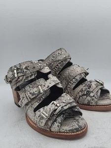 Freebird Caitlyn Women's Tan And Brown Sandals/slides 3 Buckles Size 9 - Bild 1 von 9