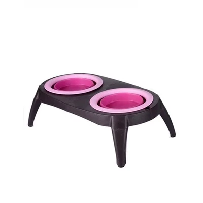  Ciotola Acqua Cane Portatile Distributore Crocchette Mangiatoia Per Cani - Immagine 1 di 4