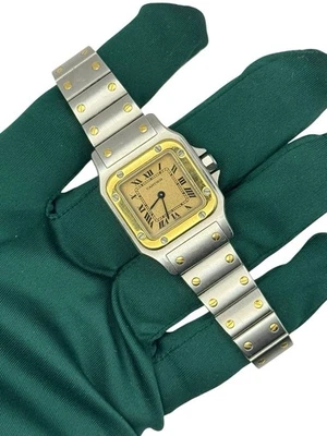 Cartier Santos Galbee Yellow Gold & Stainless Steel 1057930 - Image 1 of 4