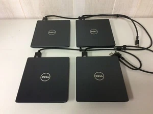 Lot of (4) Dell K01B Laptop Computer External DVD-RW Optical Drive w eSATA Cable - Picture 1 of 5