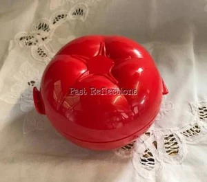 TUPPERWARE RED TOMATO FORGET ME NOT KEEPER - Picture 1 of 2