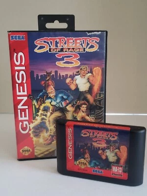 Streets of Rage 3 III Sega Genesis en caja. Auténtico Foto 1 de 4