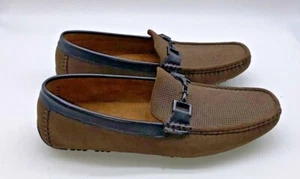 AMALI Men's Brown Driving Moccasins Size 11 Horsebit 046076 - Picture 1 of 8