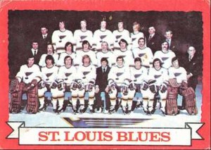 1973-74 O-Pee-Chee Blues Team St. Louis Blues #105
