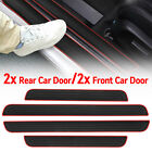 Black Rubber Door Scuff Sill Cover Panel Step-Protector Car Interior Accessories