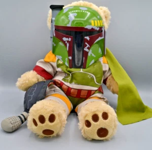 Build A Bear Star Wars Boba Fett Mandalorian Plüsch mit Maske, Blaster BAB - Bild 1 von 6