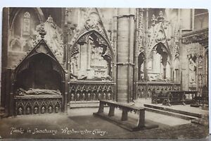 Royaume-Uni Angleterre Westminster Abbaye Tombes Carte Postale Ancien Vintage PC