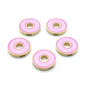 NUEVO LEGO® Piezas 5x Donut Helado y Sprinkles 2x2 Minifigura Alimentos Azulejos 15535pb07 - Imagen 1 de 1