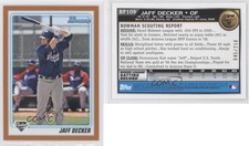 2010 Bowman Prospects Orange /250 Jaff Decker #BP109