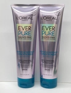 Paquete de 2 acondicionadores sin sulfato L'Oreal Paris EverPure para reparar y defender - Imagen 1 de 4