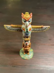 Tótem Pote - Indio Americano - Salvaje Oeste - 54 mm - Años 70 - Imagen 1 de 1