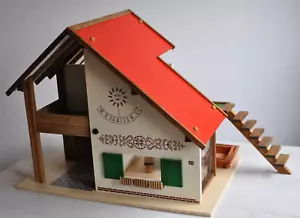 Puppenstube Puppenhaus DDR ? Sonnenuhr beidseitig bespielbar Vintage 60er 70er - Bild 1 von 24