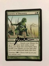 MTG ARTIST PROOF MIRRODIN JOURNEY OF DISCOVERY NM SIGNED BY JOHN MATSON SORCERY