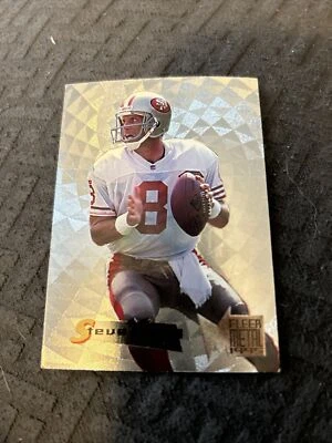 1995 Fleer Metal Steve Young Silver Flasher #50 San Francisco 49ers - Image 1 of 2