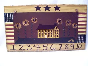 Vintage Patriotisches Americana Schiefergemälde - Bild 1 von 3