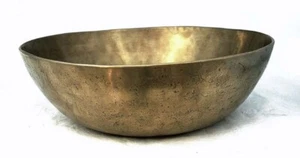 CUENCO DE SONIDO ASSAM SINGING BOWL bandolera terapia de sonido PRUEBA DE AUDICIÓN 561 g M78 - Imagen 1 de 1