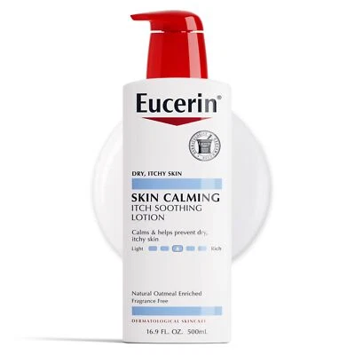 Eucerin Skin Calming Lotion 16.9 Oz Moisturizer for Dry Itchy Sensitive Skin - Image 1 of 4