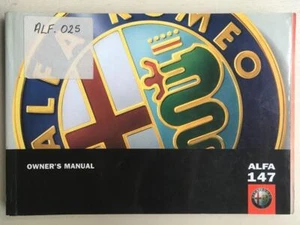 Alfa Romeo 147 Car Owners Manual Handbook 2000 First Edition #60490979 - Picture 1 of 4