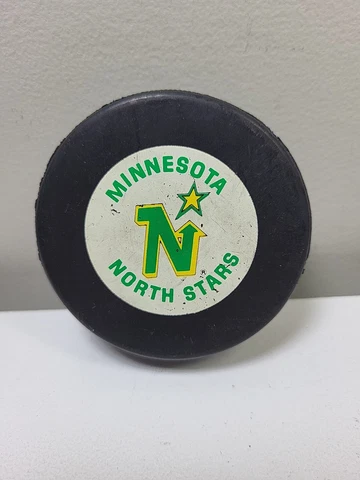 Minnesota North Stars Logo NHL Official Puck Ziegler General Tire C6 Cover