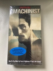 The Machinist VHS Movie Video Rare Unreleased Promo Copy OOP New Sealed Horror - Picture 1 of 7