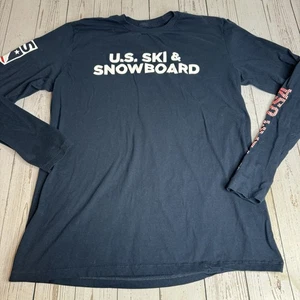 Camiseta gráfica del equipo de esquí y snowboard de Estados Unidos para mujer Camiseta azul marino del equipo grande de Estados Unidos - Imagen 1 de 9