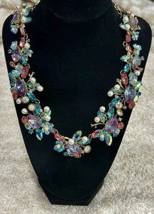 Vintage Betsey Johnson Statement Necklace EUC Hard To Find - Picture 1 of 13