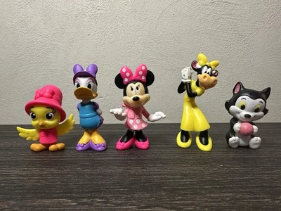 Disney Junior Minnie Mouse 5 Mini Figuras Minnie Daisy Usado Sin Embalaje Foto 1 de 4