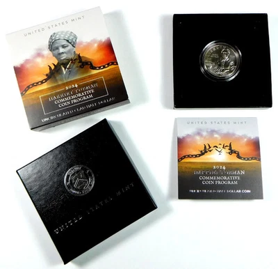 2024-D Harriet Tubman Commemorative Clad Uncirculated Half Dollar 50c ~ OGP/COA! - Image 1 of 2