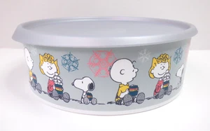 Tupperware Snoopy Erdnüsse im Schnee Urlaub 2 1/2 Quart Kanister 2019 - SAUBER - Bild 1 von 5