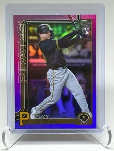 2025 Topps #659 Nick Yorke Purple Rainbow RC /250 Pirates - Picture 1 of 3