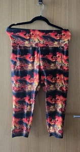 Carolina Dress Room Zombie Apocalypse Capri Leggings - Picture 1 of 8