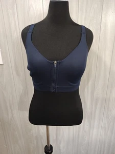 Powersoft Go Dry Women's Sports Bra Size 36C Black Gym Workout Comfort Athletic - Picture 1 of 6