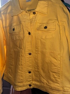 Rafaella Womans Yellow Jacket Size 1X - Image 1 of 4