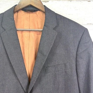 Jos A Bank Joseph Gray Wool Slim Fit Blazer Mens 42R Sport Coat Jacket - Picture 1 of 19