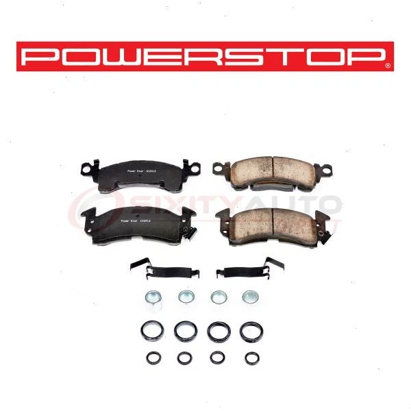 PowerStop Front Disc Brake Pad & Hardware Kit for 1971-1974 GMC C25 C2500 vm Foto 1 de 4