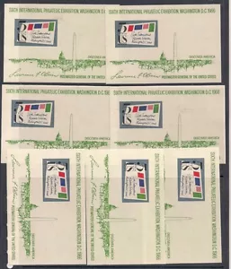 Hoja SIPEX colección de 7 Scott #1311 de EE. UU. #1311 - 1966 montada sin montar og - Imagen 1 de 1