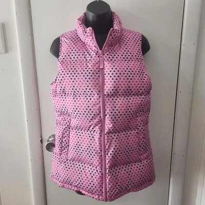 Lands End Rosa con Corazones Diseño Niñas XL16 Mujer Pequeño-Mediano Foto 1 de 4