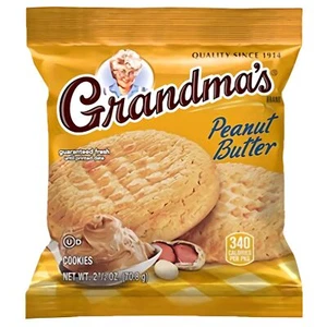 Grandma's Cookies by Grandma's Value Pack 2.5 Ounce | Pack of 30 (Peanut Butter) - Picture 1 of 6