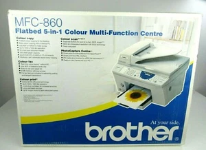 Brother MFC 860 Flatbed 5 in 1 colour printer copy scan fax print photocapture - Afbeelding 1 van 3