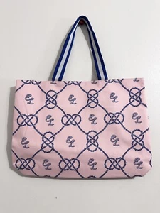 NEW Estee Lauder Large pink blue tote Bag Hand Shoulder Weekender shopper - Picture 1 of 6